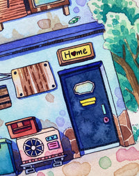 Heart of the Home - Original "Home" Illustration