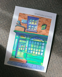 "Shared Earth" Fair Trade Shop - Original Watercolor Illustration