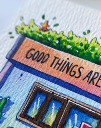 All Day Kafe – Original Watercolor Painting