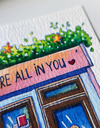 All Day Kafe – Original Watercolor Painting