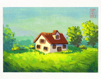 [Printable]_A House Between Greens