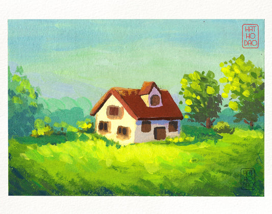 [Printable]_A House Between Greens