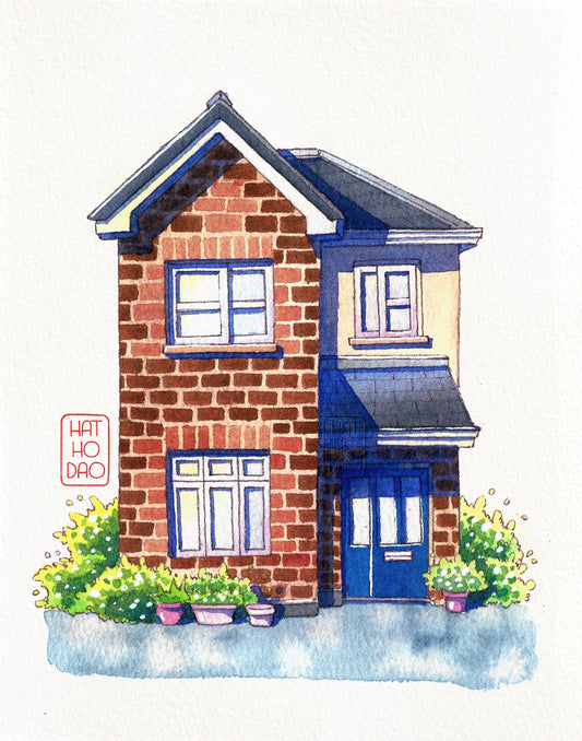 [Printable]_A Door Painted Blue