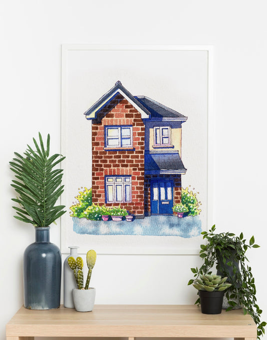[Printable]_A Door Painted Blue