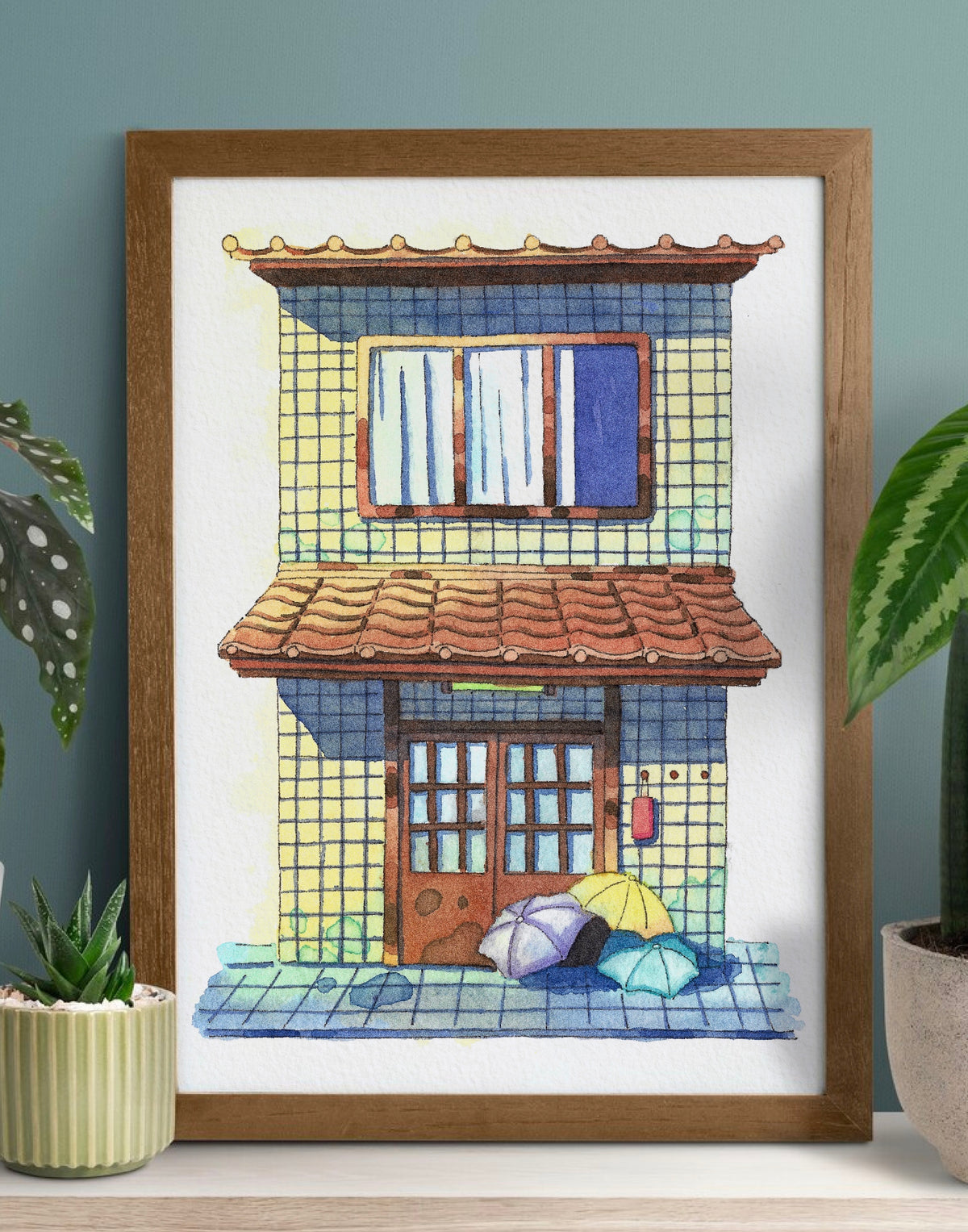 [Printable]_Umbrellas by the Door