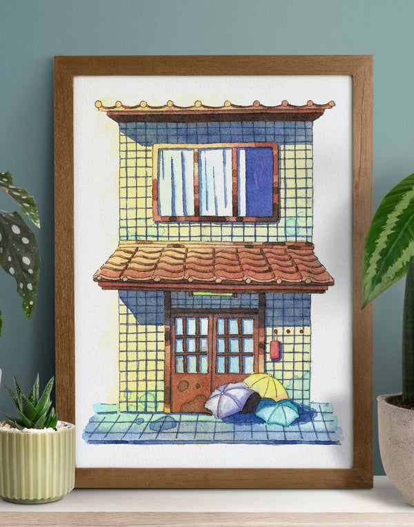 [Printable]_Umbrellas by the Door