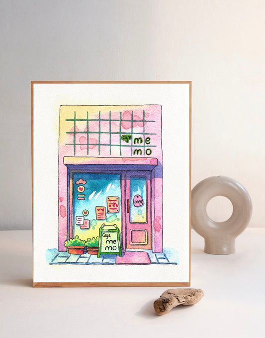 [Printable]_A Pink Café That Says Come Back