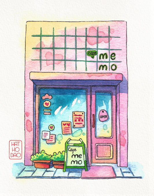 [Printable]_A Pink Café That Says Come Back