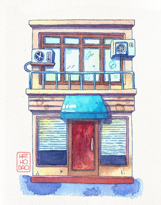 [Printable]_Blue Shade, Red Welcome