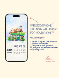 Calendar 2026 by Hat Ho Dao [Phone wallpaper] - September